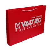 бумажный пакет с логотипом VALTEC
