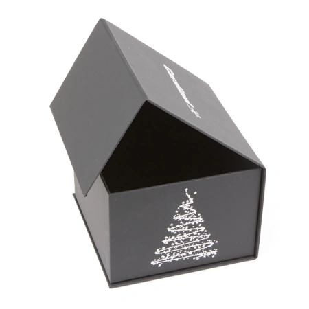 Новогодняя коробка шкатулка с магнитным клапаном