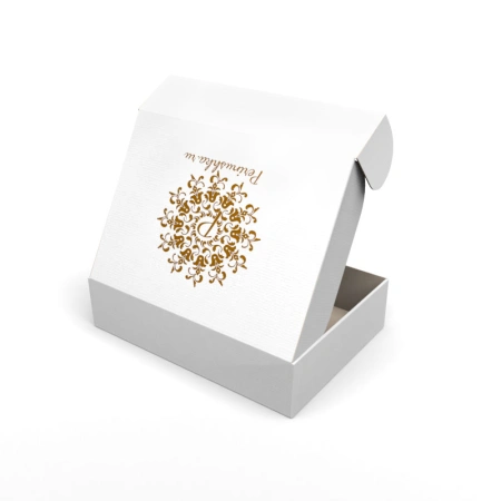 Самосборная коробка из МГК по готовому штампу размер S (21х15х5 см)