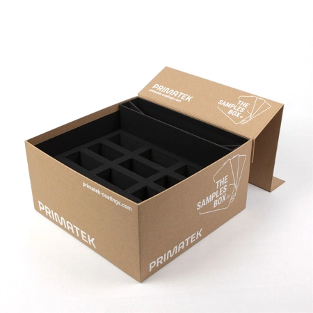 Коробка шкатулка с ложементом для образцов