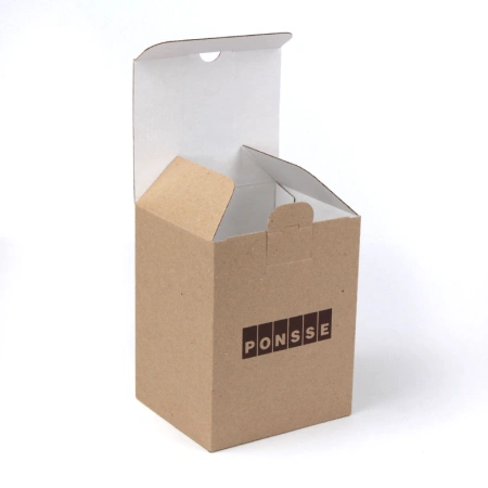 Коробка самосборная из МГК с печатью логотипа производственной компании