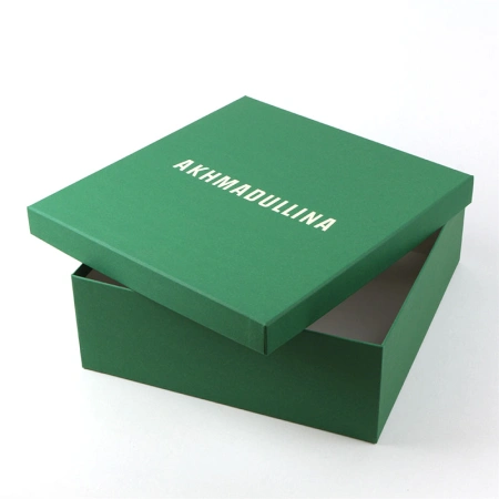 Коробка крышка дно с логотипом для дизайнерской одежды