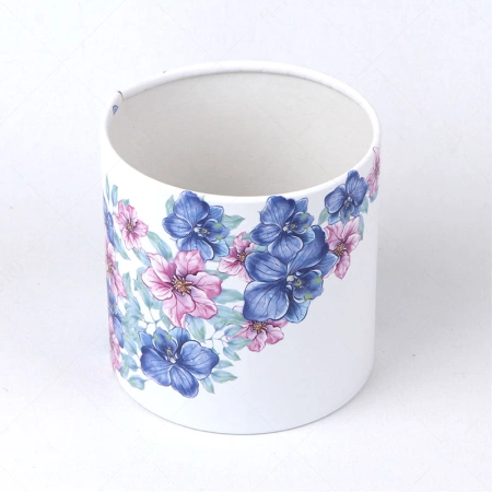 Шляпная коробка с индивидуальным цветочным принтом к 8 марта картинка 1