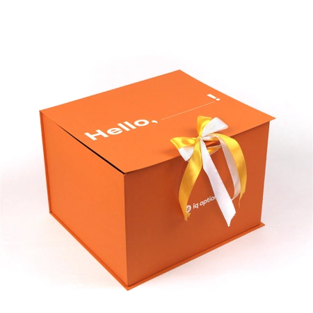 Коробка шкатулка на завязках для корпоративного приветственного набора