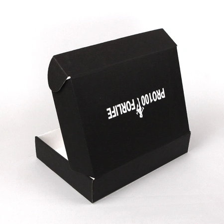 Самосборная коробка с ушками для спортивного магазина