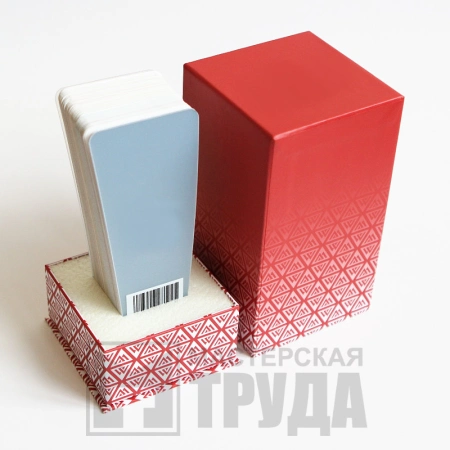 Квадратная коробка с постаментом под образец с поролоновым ложементом