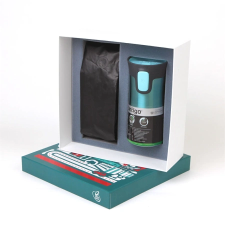 Коробка крышка дно с ложементом под корпоративный подарок