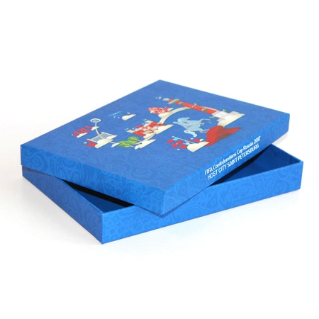 Фирменная коробка крышка-дно с офсетной печатью