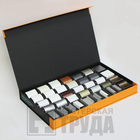 Коробка шкатулка для образцов алюминиевых профилей
