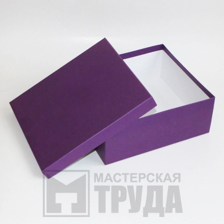 Коробка крышка-дно под обувь по готовому штампу