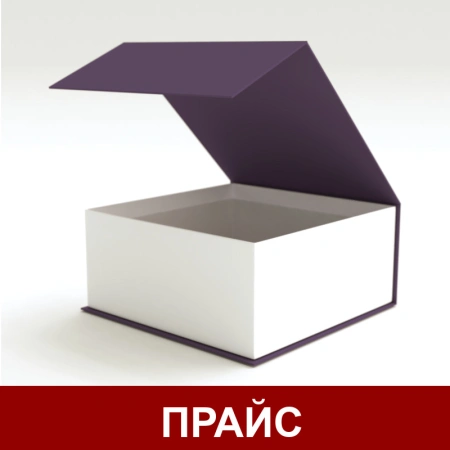 Коробка шкатулка квадратная по готовому штампу