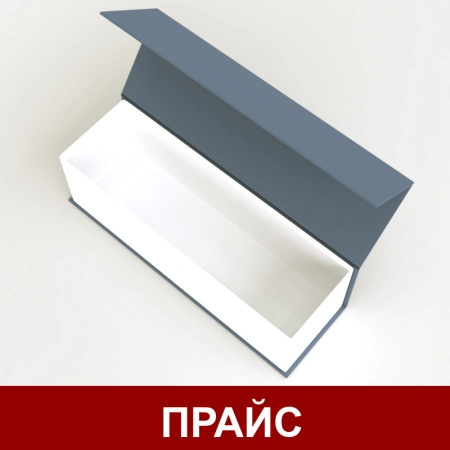 Коробка шкатулка узкая по готовому штампу