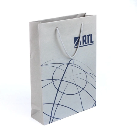 Пакет из имитлина с трафаретной печатью логотипа