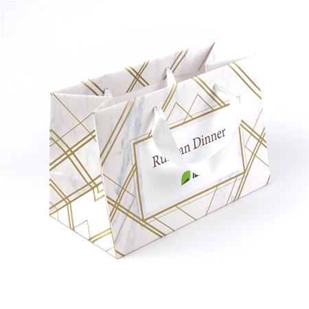 Бумажный пакет с широким дном для бумажной компании