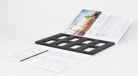 картонная папка для образцов